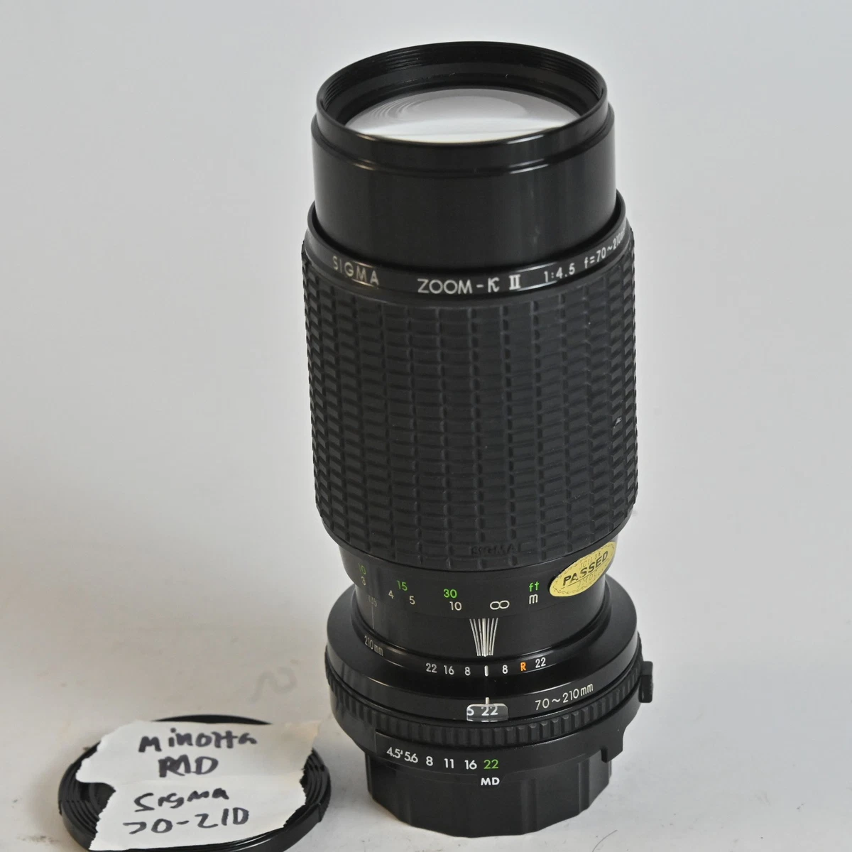 Sigma Camera Lenses 70-210mm Focal f/4-5.6 Maximum Aperture for