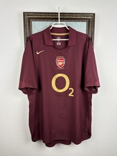 Arsenal Home football shirt 2005 Soccer Nike Jersey Mens Trikot Gunners Size XL