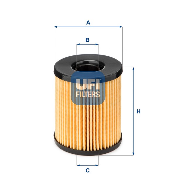 UFI ÖLfilter 25.115.00 Filtereinsatz FüR VW Seat 542 Skoda 5J 545 Polo Fabia 6C1-image