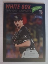 2026 Topps Heritage #329 Grant Taylor White Sox RC Black Border d#/77