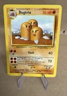 Pokémon Dugtrio Base Set 1999 #19/102 WOTC Stage 1