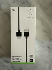 Belkin 4K Ultra HD High Speed HDMI Cable 2M - Black