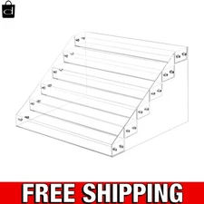 Nail Polish Organizer Display Stand Shelf Holder Rack Acrylic 6 Tier 72 Bottles