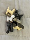 Vintage Scottish Terrier Tricky Dog Magnets Lot of Six 1946 — photo 2