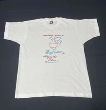 Vintage Vanderbilt Nurses T-Shirt Screen Stars XL White Single Stitch 1992 Bear