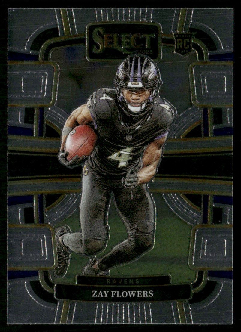 2023 Panini Select Concourse Zay Flowers RC #8