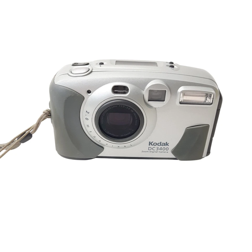 Vintage Kodak DC3400 2x Zoom Digital Camera 2.0 MP Auto Focus Tested E5370 - Image 3 of 4