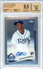 2014 Topps Chrome Baseball Rookie Autographs #3 Enny Romero BGS 9.5 Gem Mint