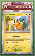 Pikachu - EV2:Évolutions à Paldea - 062/193 - Carte Pokémon Française Neuve