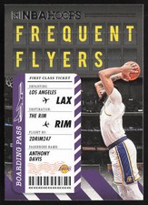 2020-21 Hoops Winter Frequent Flyers Anthony Davis #5 Los Angeles Lakers