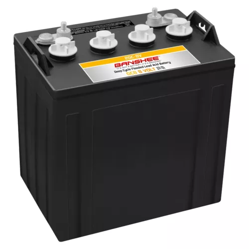 Banshee Heavy Duty 8V Flooded Lead Acid Battery, Replaces Trojan T875
