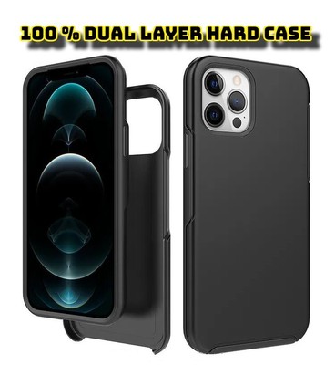 Stoßfeste strapazierfähige Stoßstange hart Dual Layer schmale Hülle für iPhone 12 mini