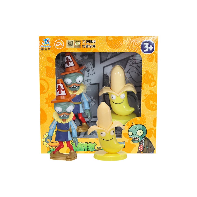Plantas Vs Zombies Peashooter Cubo Zombie Figuras de Acción Kits Juguetes Niños Regalos Foto 2 de 4