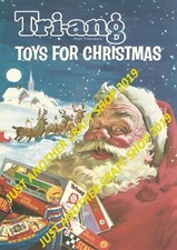 Triang Toys 1964 Christmas Poster A3 Size Catalogue Advert Sign - high quality