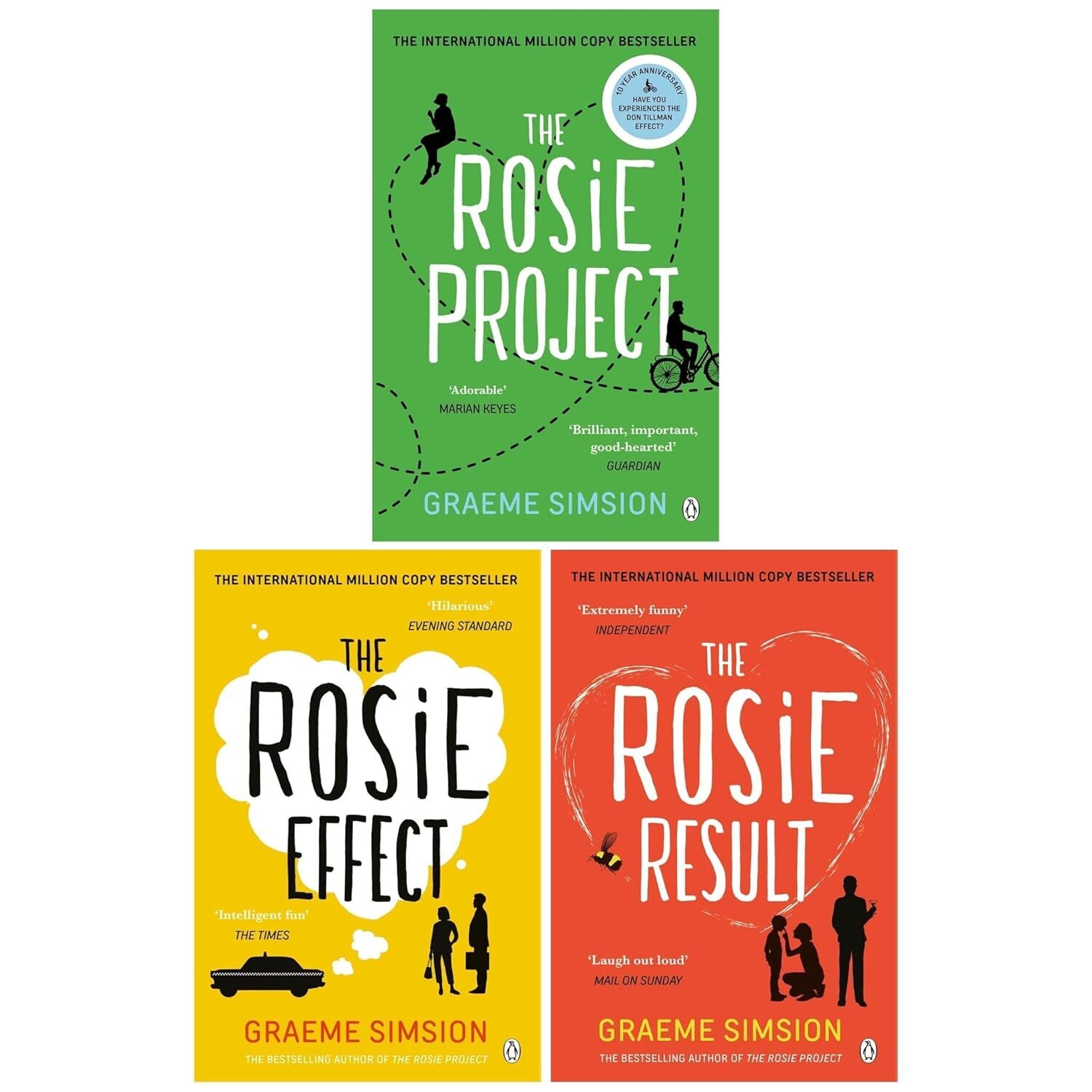 Don Tillman Series 3 Books Collection Set By Graeme Simsion (The Rosie Project,