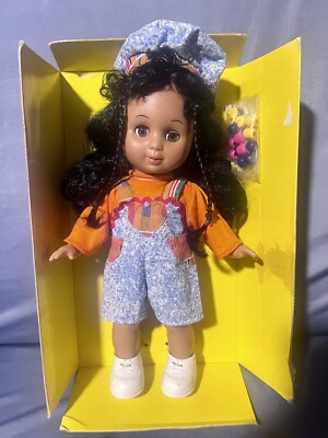 1994 Olmec Toys Jennifer Baby Doll African-American NIB- Eyes Open