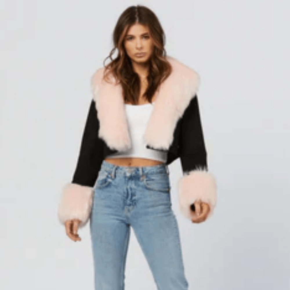 Riley Jacket Black/Pink