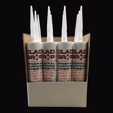 Clad Grip Box Of General Purpose Bathroom Panel & Ceiling Cladding Adhesive Glue