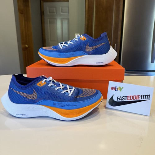 Size 10.5 - Nike ZoomX Vaporfly NEXT% 2 Game Royal Vivid Orange - Picture 6 of 6
