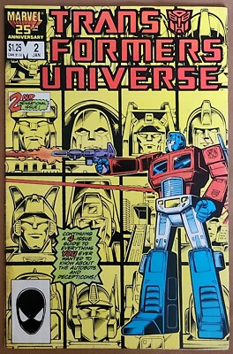 Transformers Universe #2 (1987) Direct Edition 