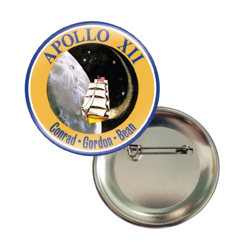 NASA Apollo 12 Mission Patch Button Badge 58mm (2.25") Apollo XII - Picture 2 of 2