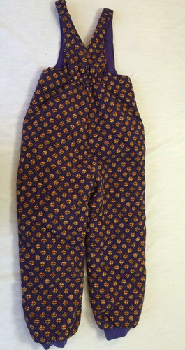 HANNA ANDERSON GIRLS NYLON SNOW SKI BIBS OVERALLS PANTS SIZE 130 8 - Picture 5 of 5