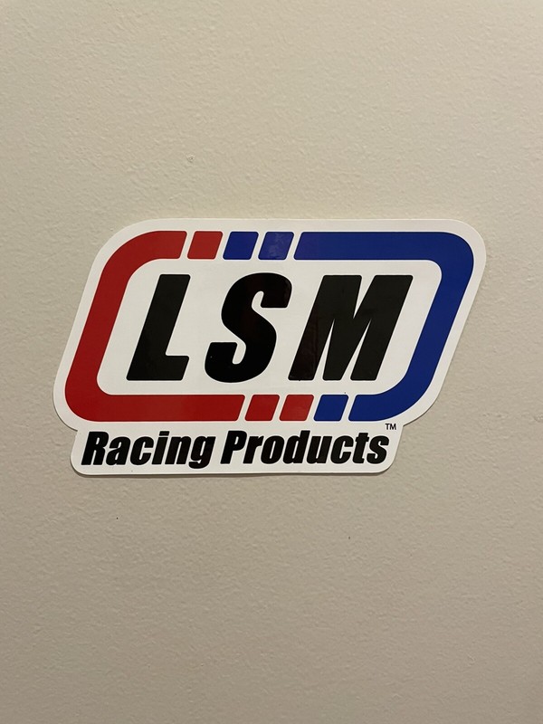 LSM RACING PRODUCTS racing sticker/decal