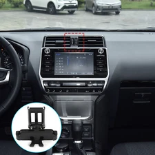 Car Center Air Vent Cell Phone Bracket Mobile Holder For Toyota Prado 2018-2021