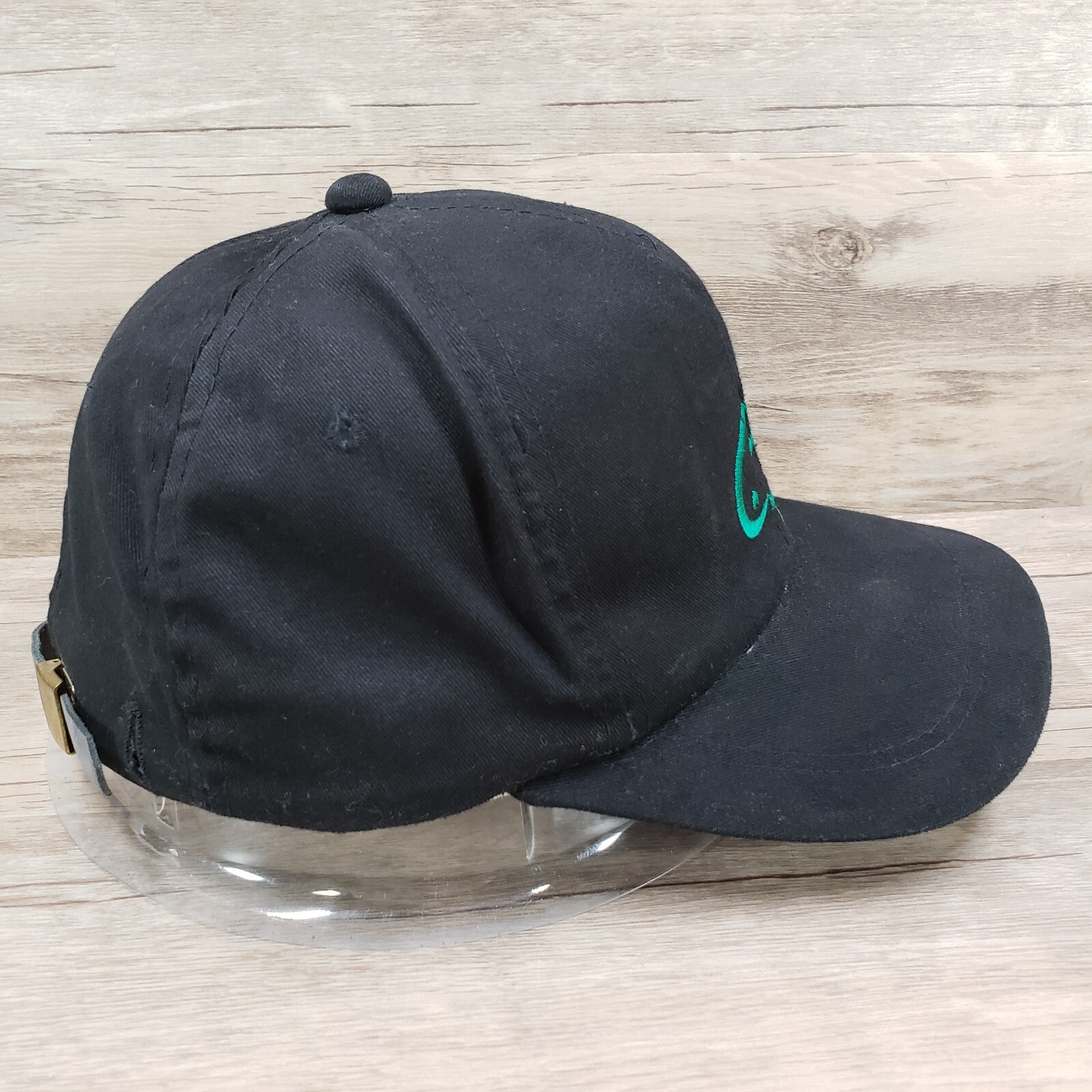 Shark Logo Hat Cap Strap Back Greg Normal Black E… - image 4