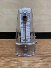Universal Mechanical Metronome Music Tempo Musician Practise Timer - Transparent