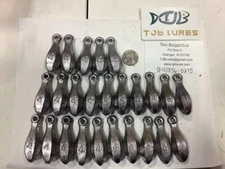 4 OZ River Bank Fishing Sinkers Qty 25 Veteran Owned Free Shipping