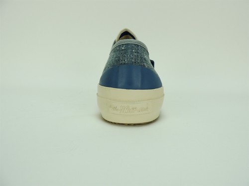 The Hill Men's Blue Neppy Chambray Bridge Low Sneakers Size 8.5 M - Bild 4 von 6