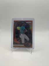 2020 Panini Prizm Hot Box Red Orange Prizm Kyle Lewis #94 Rookie RC