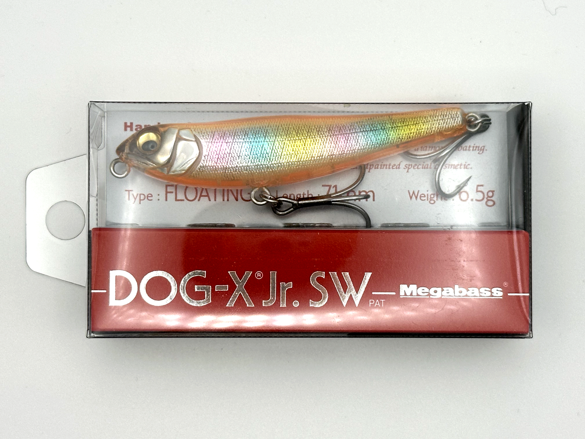 🎣 Megabass Dog X Jr. SW – Leurre Topwater Crayon – 71 Mm, 6.5g – Couleur Jouyatou Magic – JDM