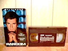 RANSOM (VHS 1997) Mel Gibson, Rene Russo, Gary Sinise, Delroy Lindo