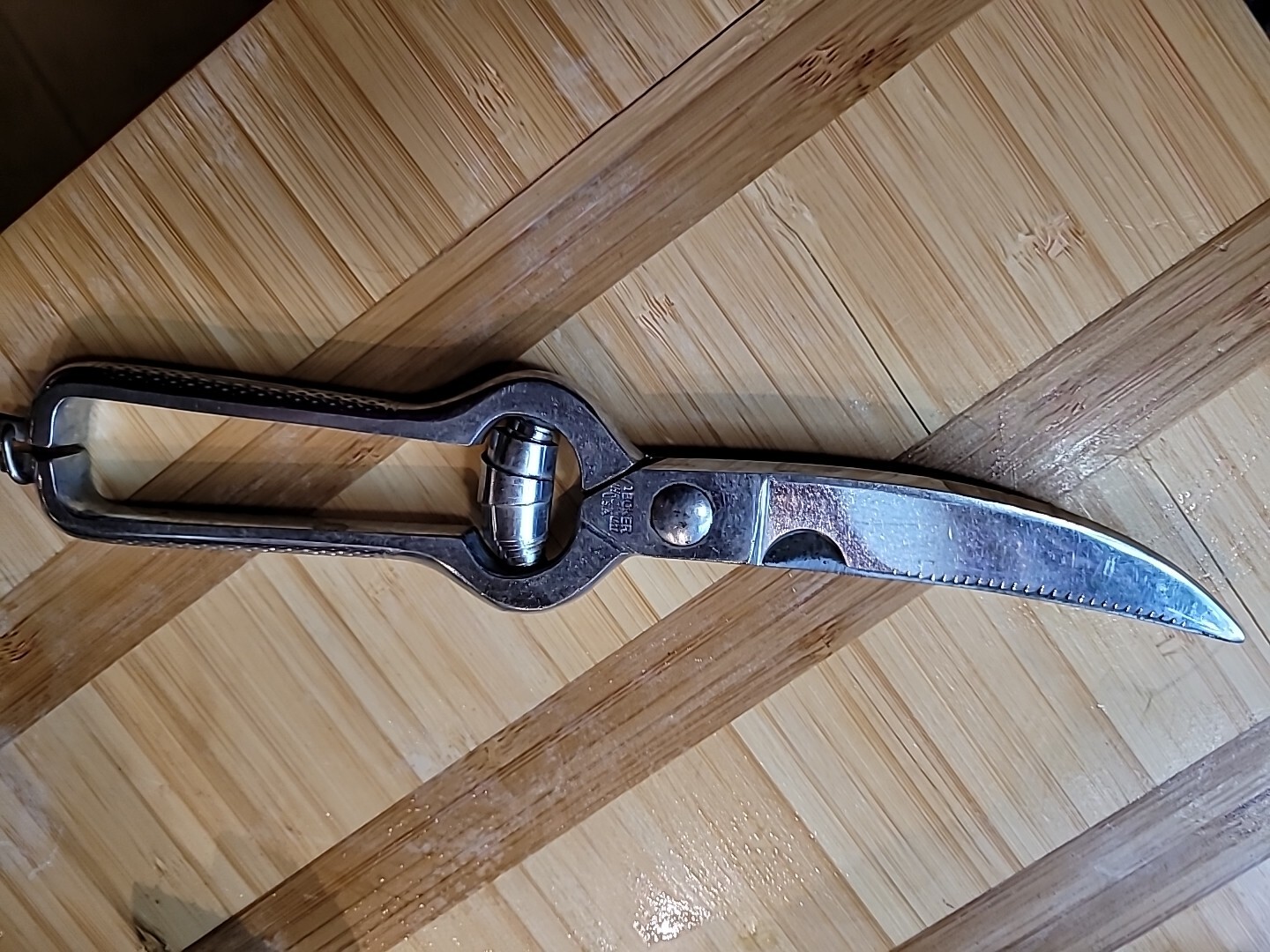 Vintage Boker Chromium Kitchen Utility Poultry Shears Scissors 9