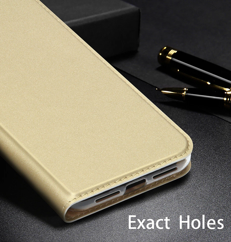 Cover custodia per OnePlus 6T Custodia liscio PU Pelle Antiurto Flip Libro TPU - Immagine 4 di 4