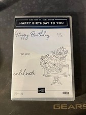 Stampin' Up HAPPY BIRTHDAY TO YOU Cling Stamp Set 152308