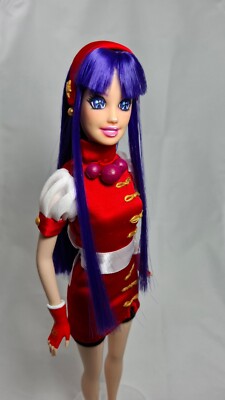 King of Fighters '98 Athena Asamiya Custom Barbie Puppe Figur