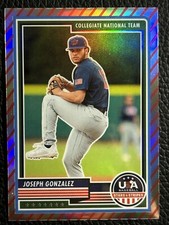2023 Panini Stars & Stripes Joseph Gonzalez  Prizm Stripes Parallel 68 Team USA