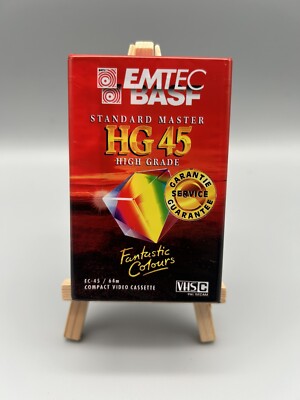 BASF - Standard Master HG 45 High Grade - VHSC Kassette - Neu - OVP
