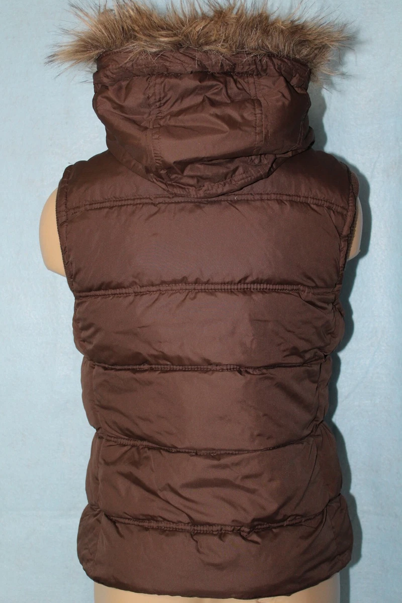 Aeropostale vest shop with fur