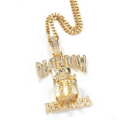Gold coloured Death Row Records 2pac 