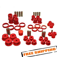 Energy Suspension 2.18105R Red Master Bushing Set for 1984-2001 Jeep Cherokee