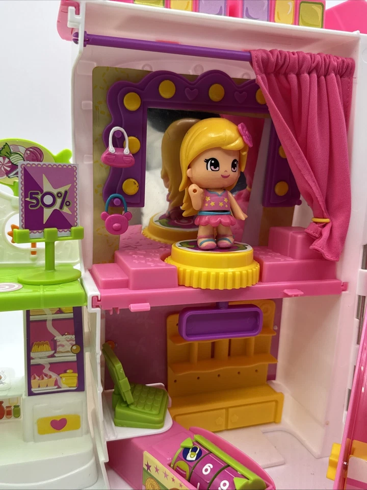 PINYPON ТОРГОВЫЙ ЦЕНТР центр игровой набор Испания FAMOSA б/у 2 фигурки + аксессуары - Изображение 4 из 4