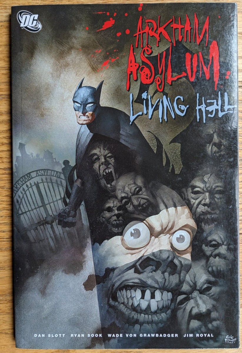 Batman: Arkham Asylum - Living Hell TPB Trade Paperback SIGNED