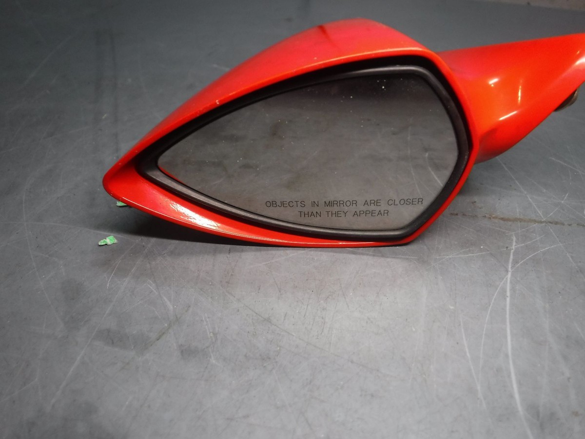 07-09 KAWASAKI ULTRA 250X 260X LEFT MIRROR RED OEM 56001-3725-H1