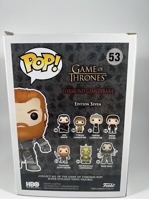 Funko POP! Game of Thrones Tormund Giantsbane #53 889698122177| eBay