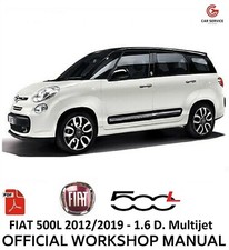 FIAT 500L 2012/2019 MANUALE DI OFFICINA - RIPARAZIONE - SCHEMI ELETTRICI - ITA