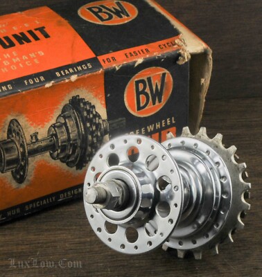 NOS Vintage Bayliss Wiley Road Bike Freewheel HUB 40h 3Speed